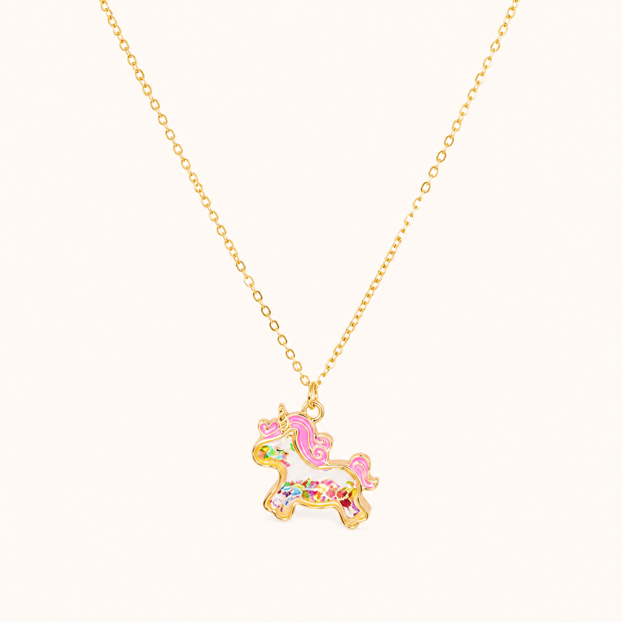 Magic Unicorn Charm Necklace
