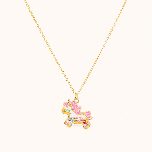 Magic Unicorn Charm Necklace