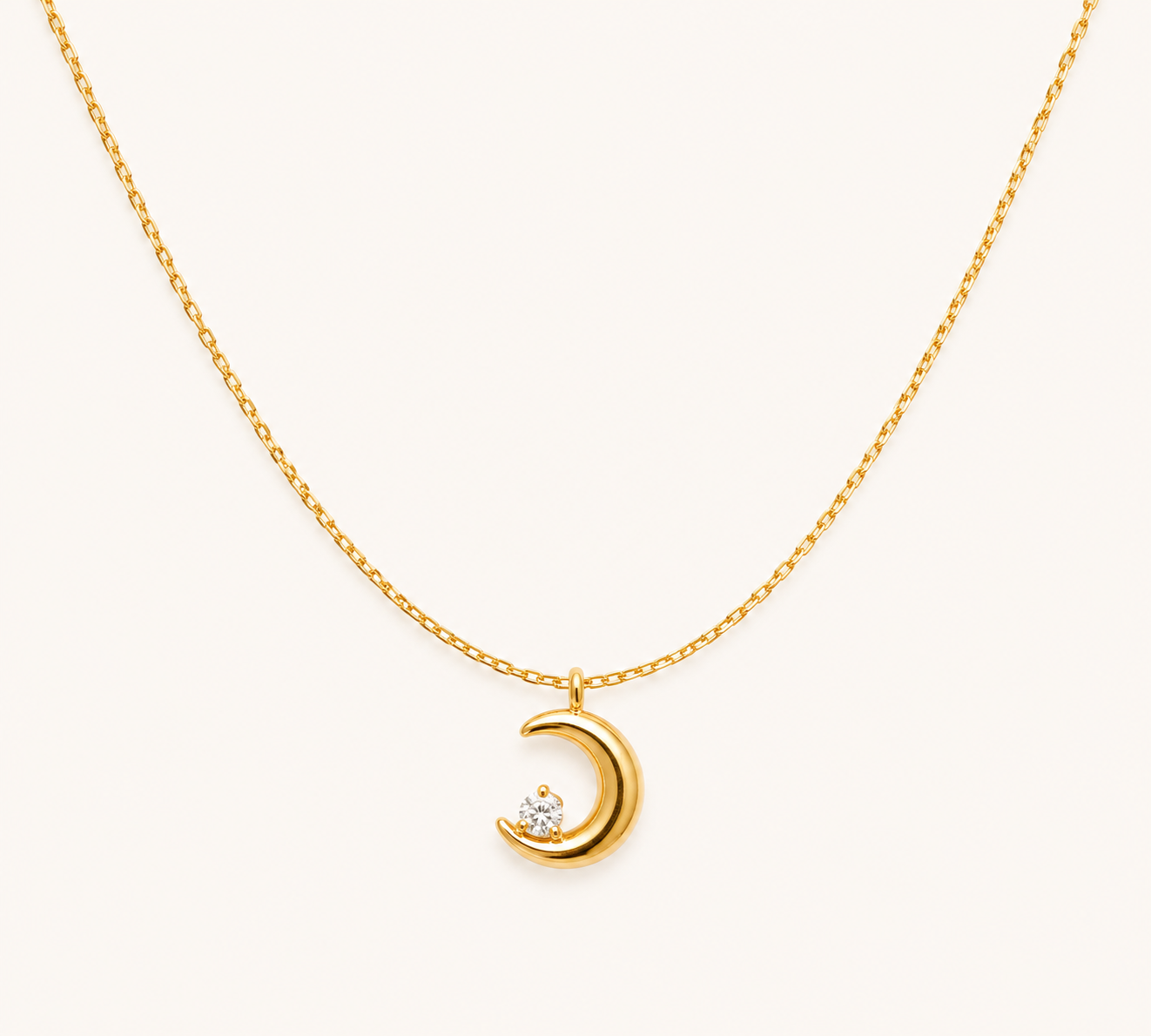 Golden Moon Elegance Necklace
