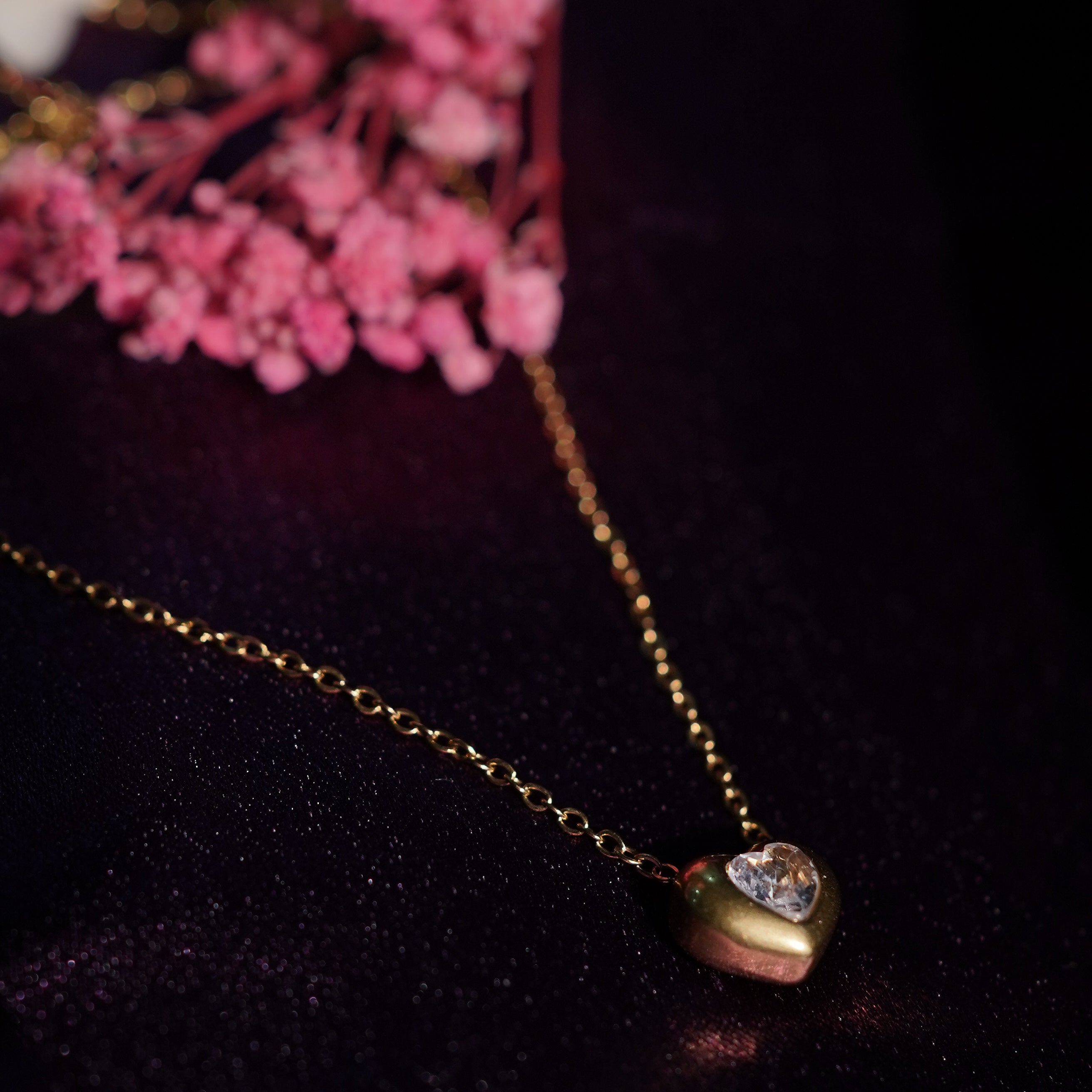 Rose Light Heart
