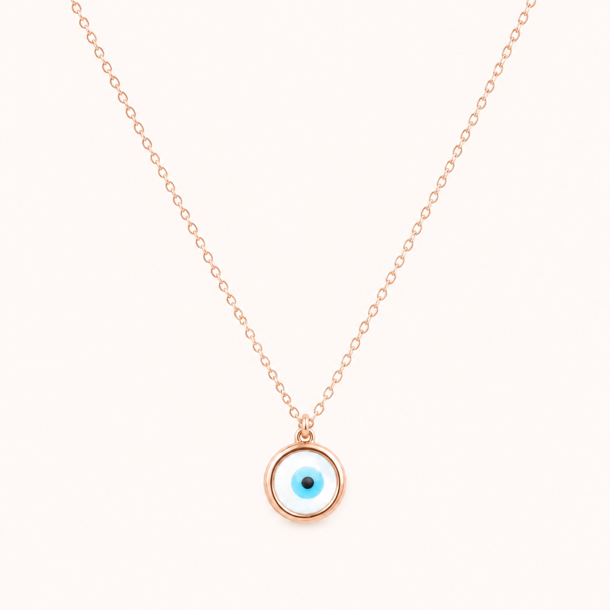Mystic Eye Rose Gold Necklace