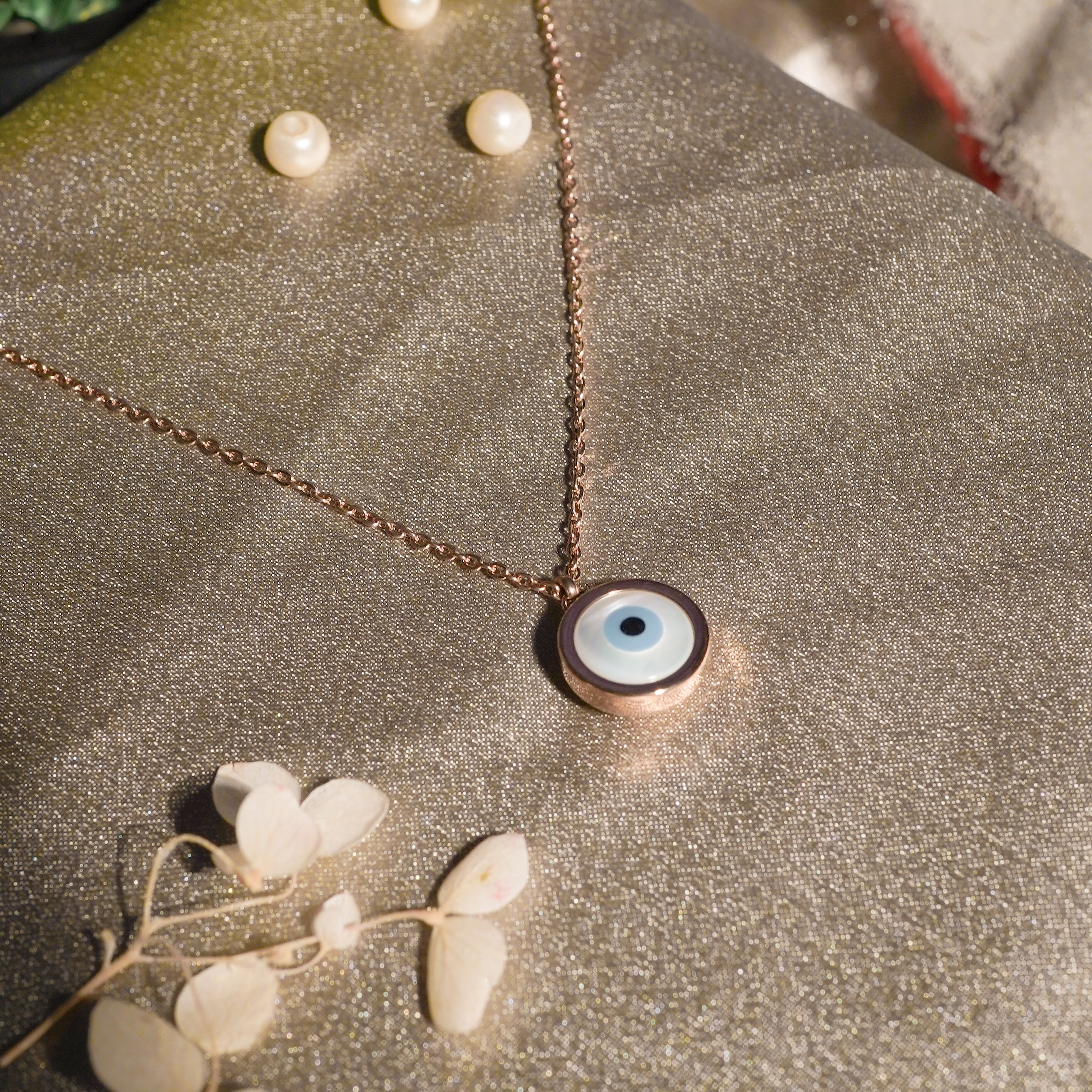 Mystic Eye Rose Gold Necklace