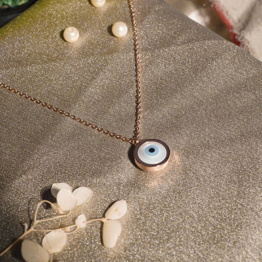 Mystic Eye Rose Gold Necklace