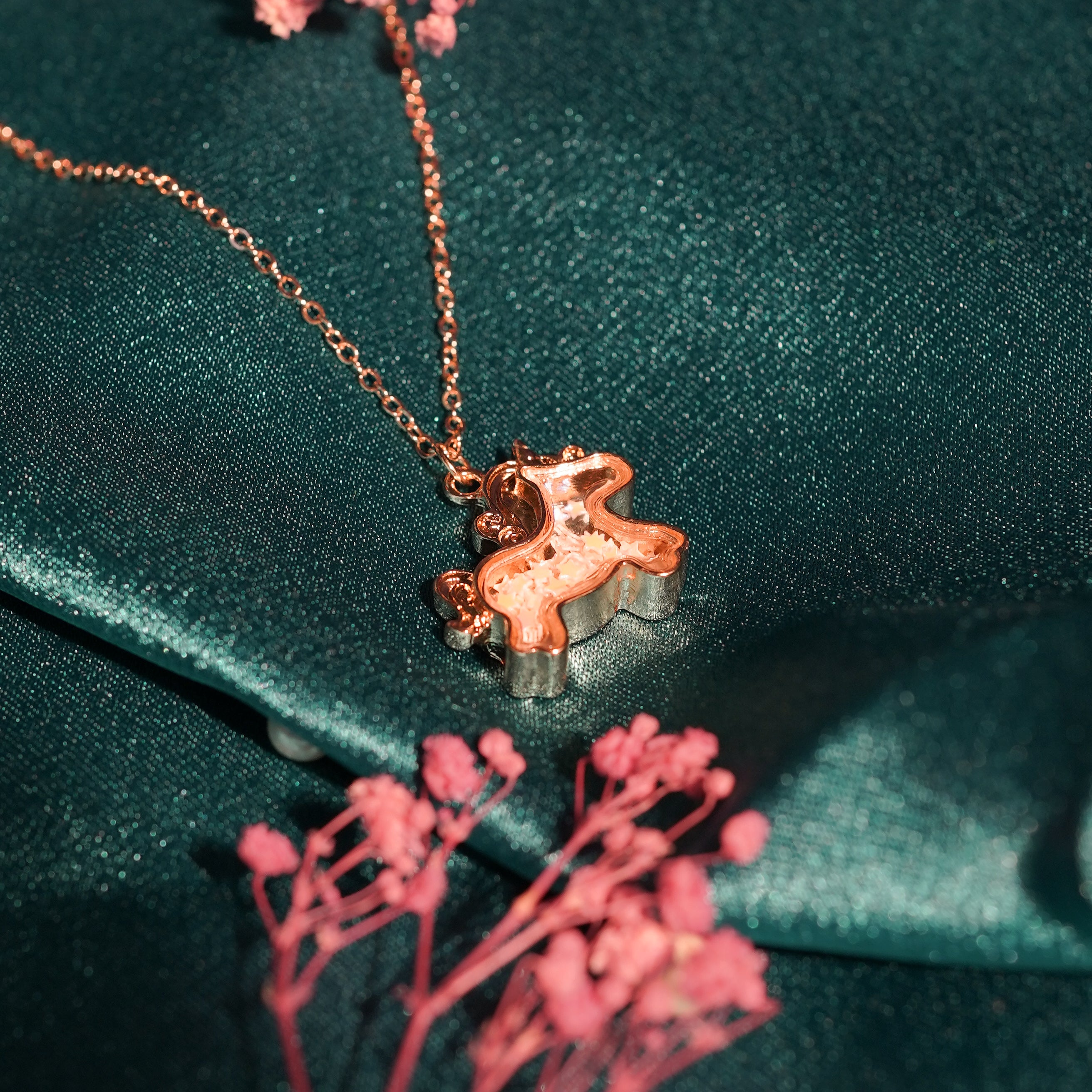 Starlight Unicorn Charm Necklace