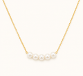 Mini Pearl Charm Necklace