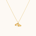 Golden Drive Car Necklace