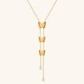 Golden Flutter Essence Necklace
