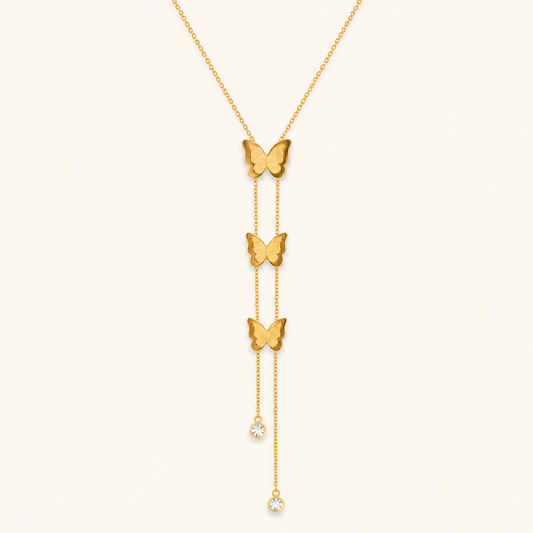 Golden Flutter Essence Necklace