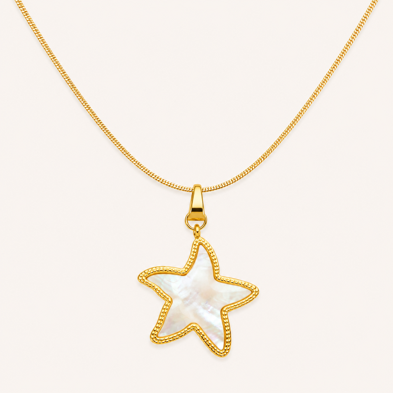 Seaside Starfish Shell Necklace