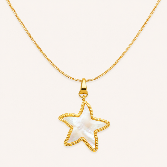 Seaside Starfish Shell Necklace
