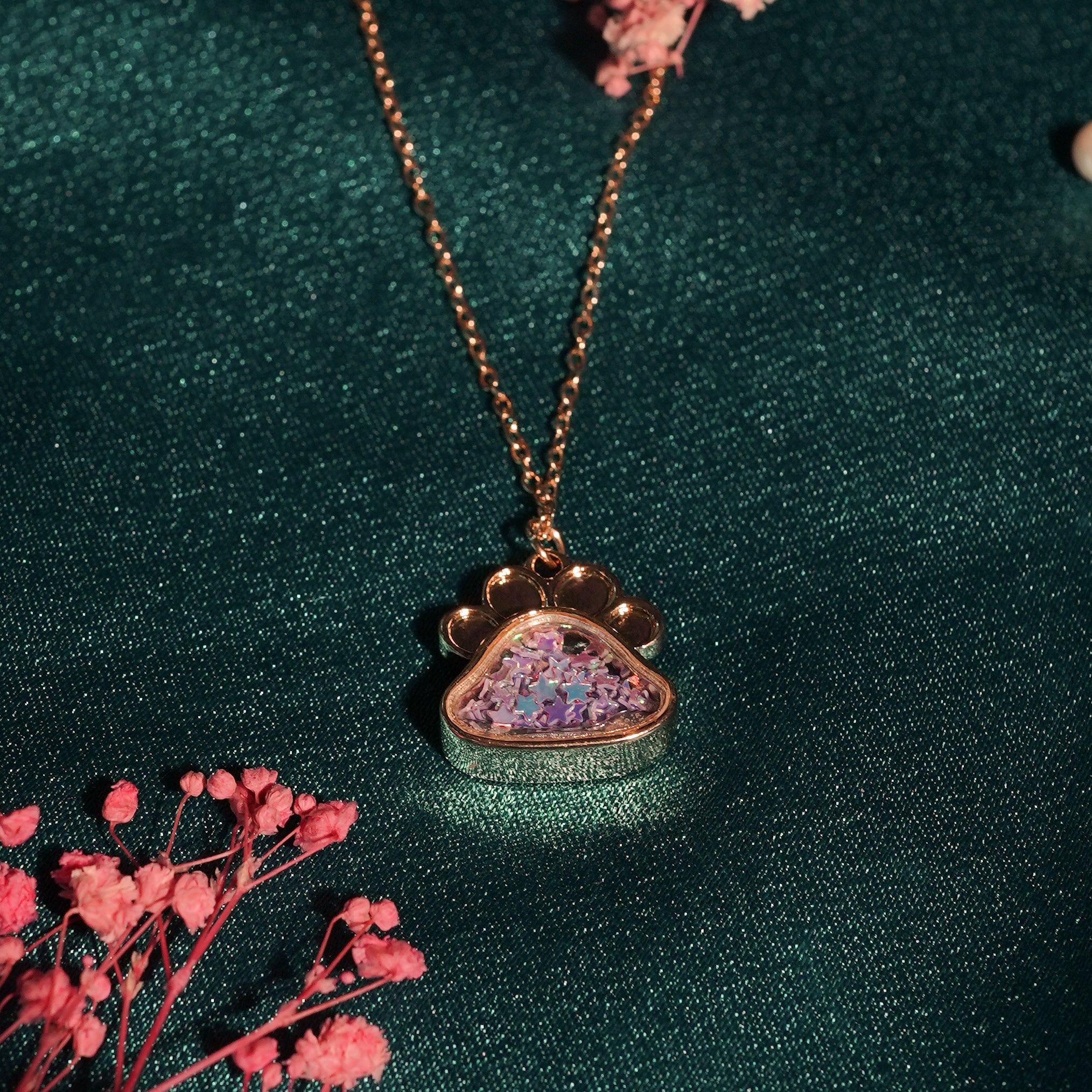 Playful Kitty Star Charm Necklace