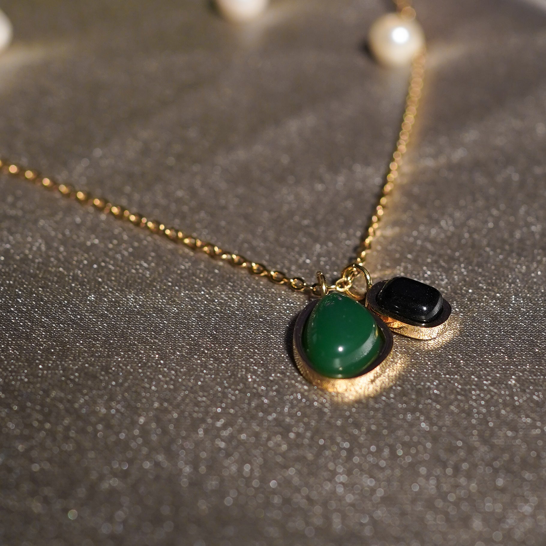 Asymra Diamond Edge Necklace