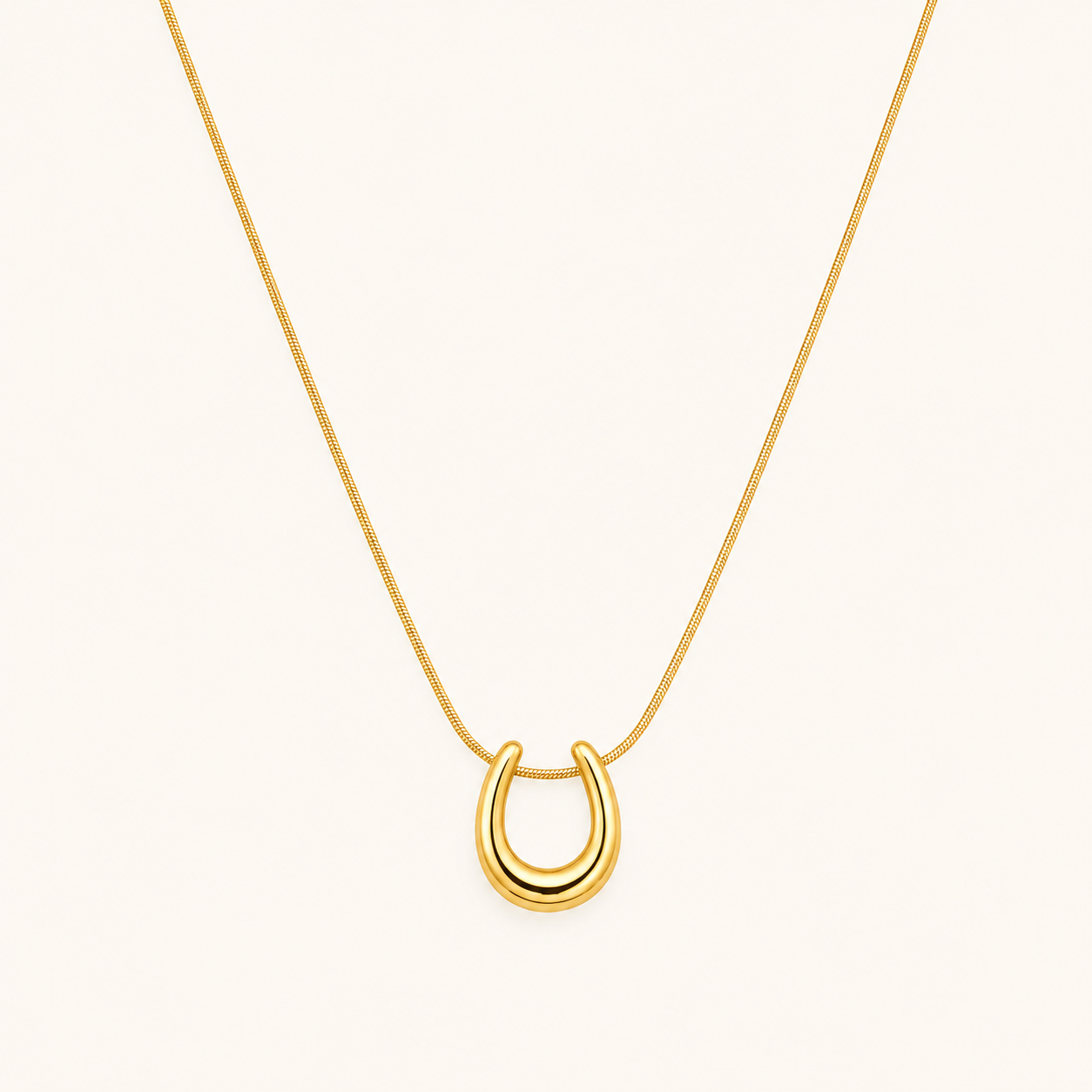 Manifest Gold Horseshoe Charm