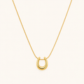 Manifest Gold Horseshoe Charm