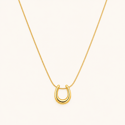 Manifest Gold Horseshoe Charm