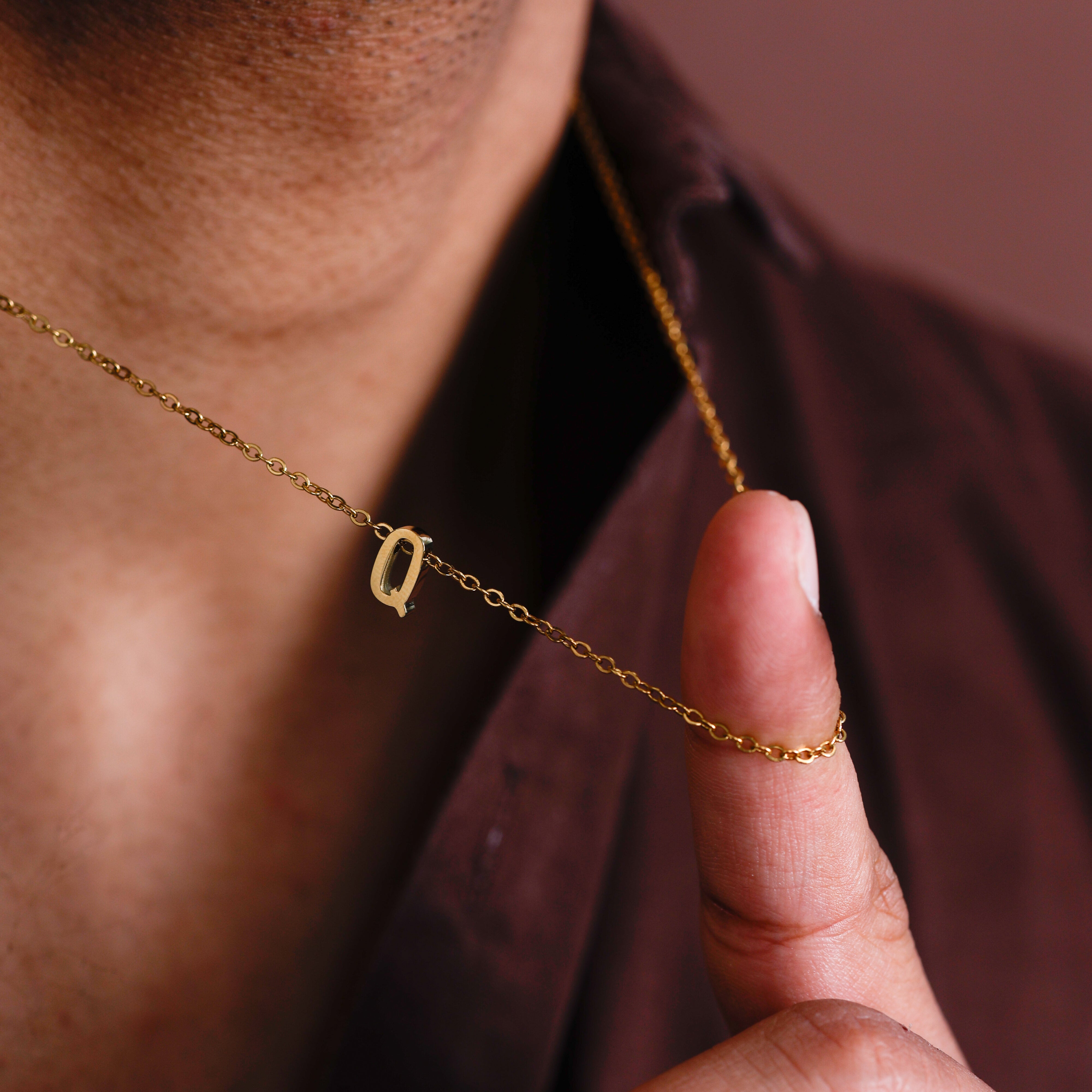 Initial Pendant Necklace