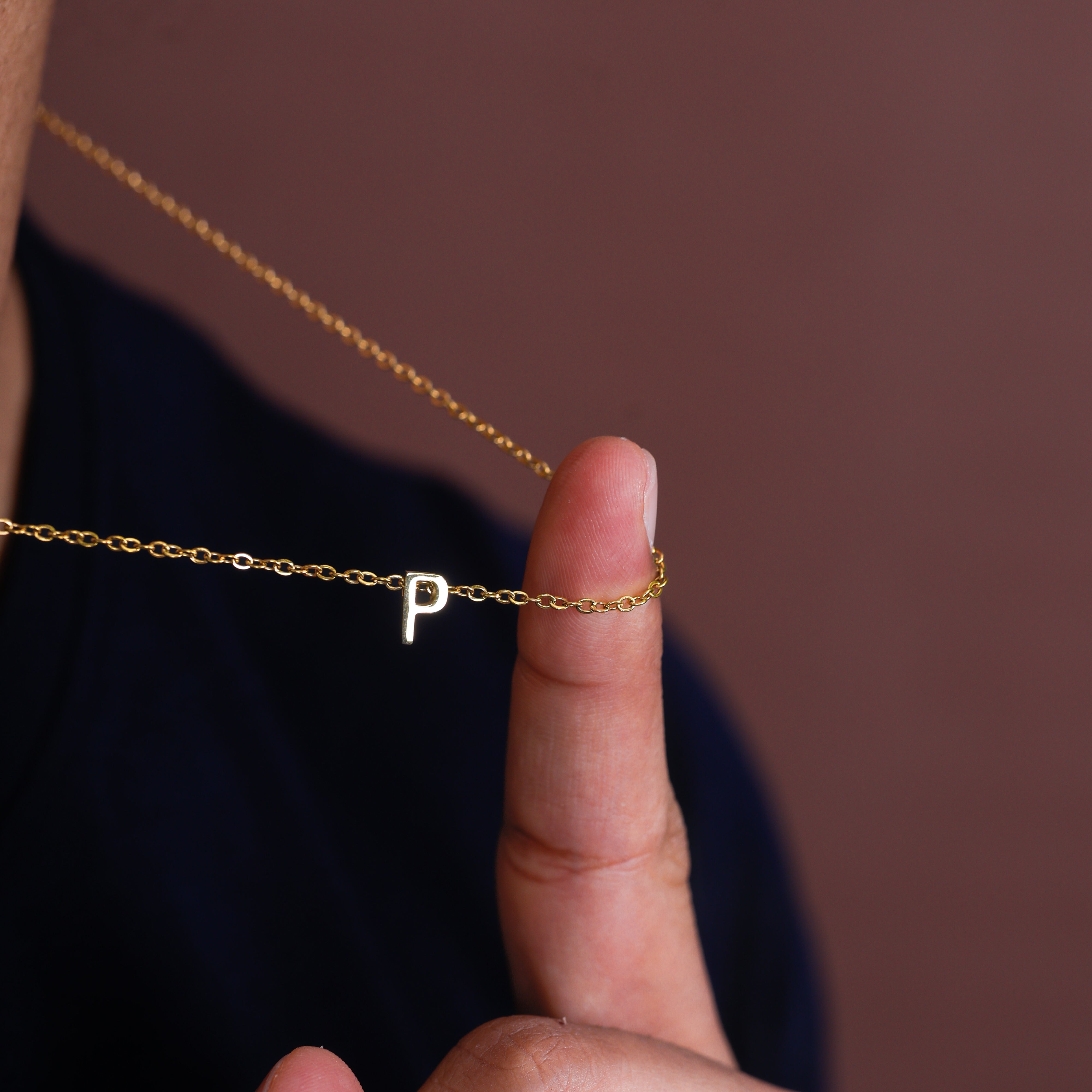 Initial Pendant Necklace