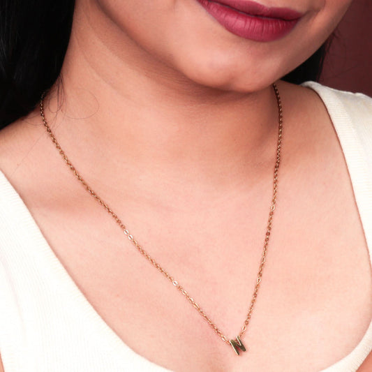 Initial Pendant Necklace