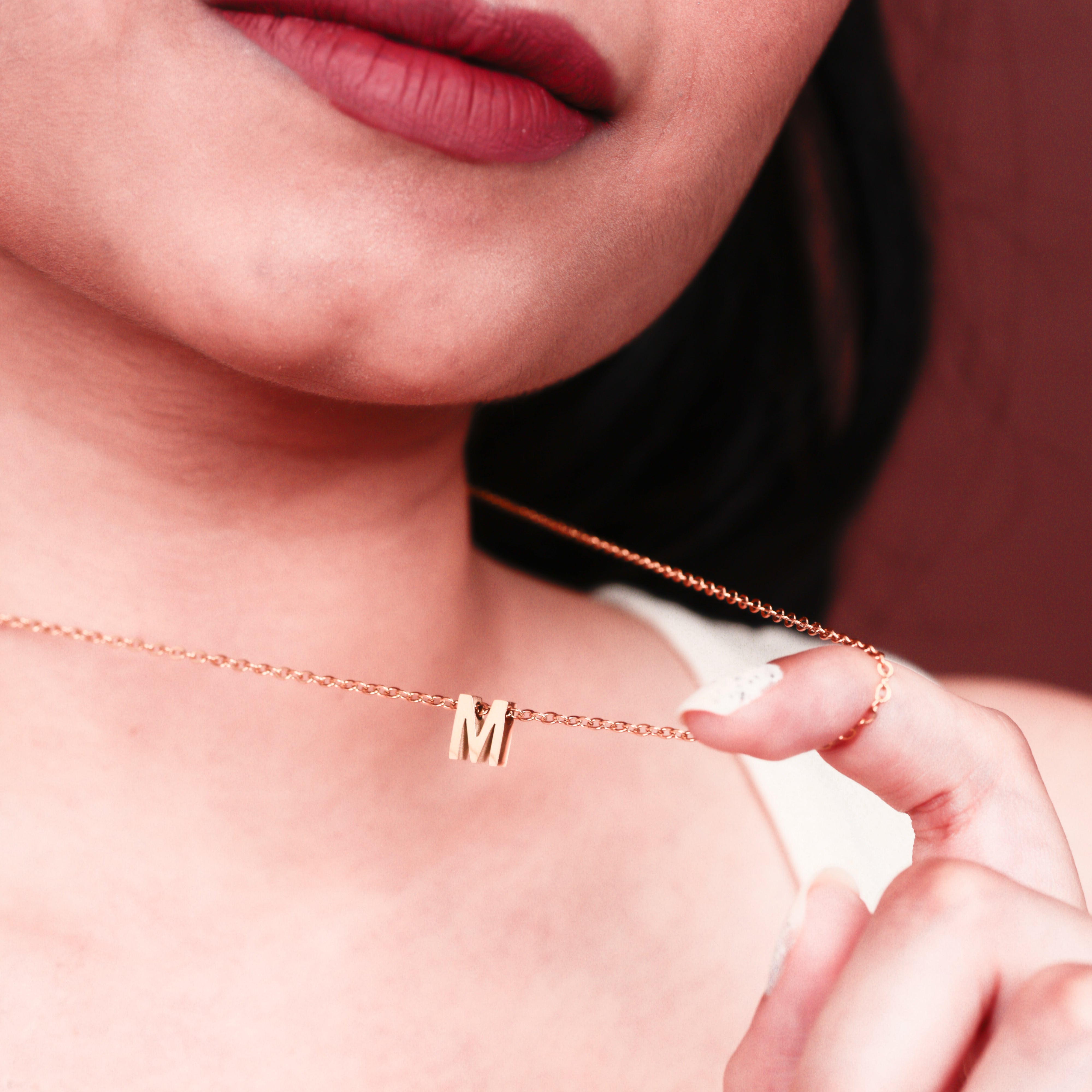 Initial Pendant Necklace