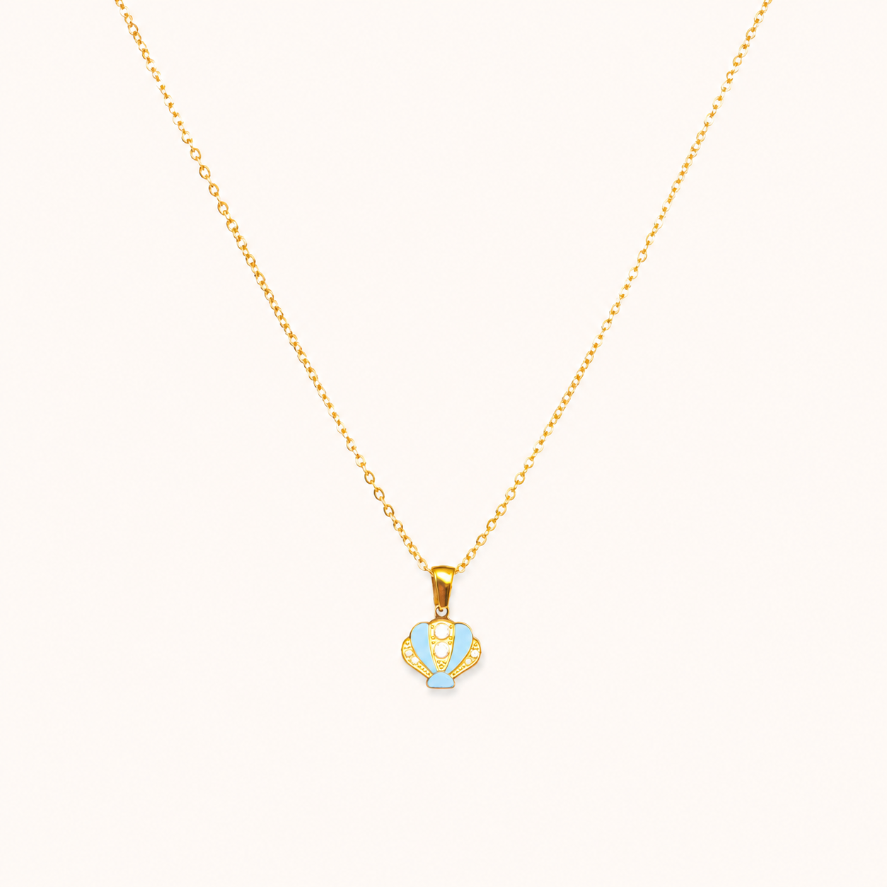 Air Baloon Gold Pendant Necklace