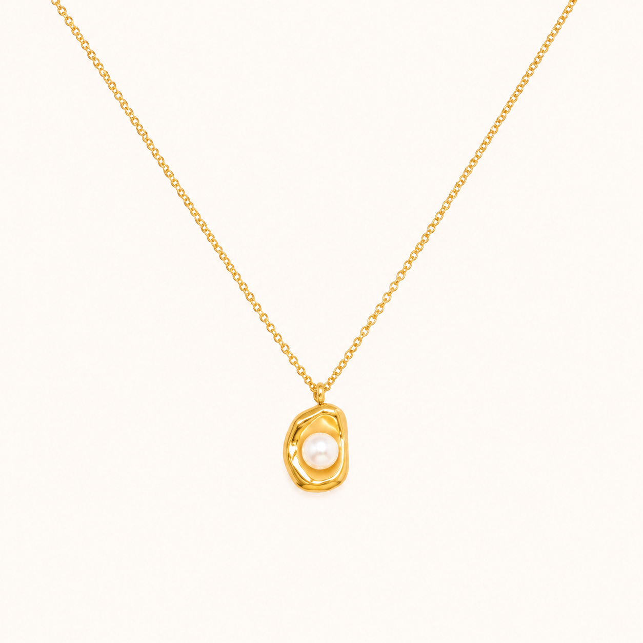 Sweet Golden Pea Necklace