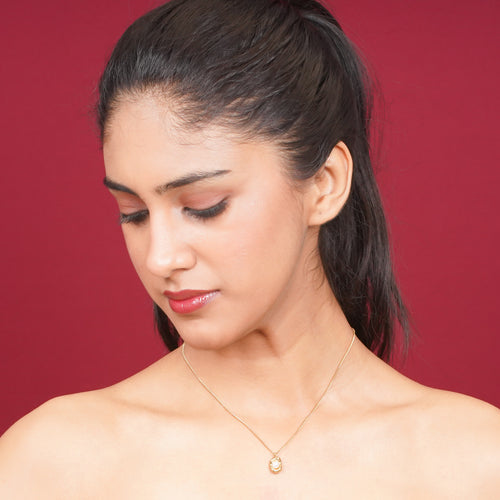 Sweet Golden Pea Necklace