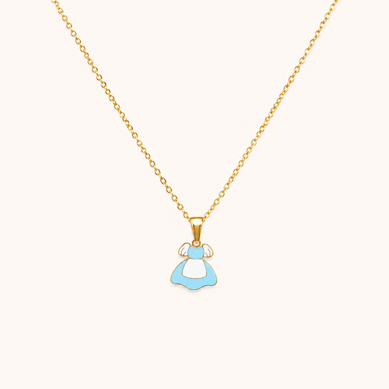 Sweet Frock Gold Pendant Necklace