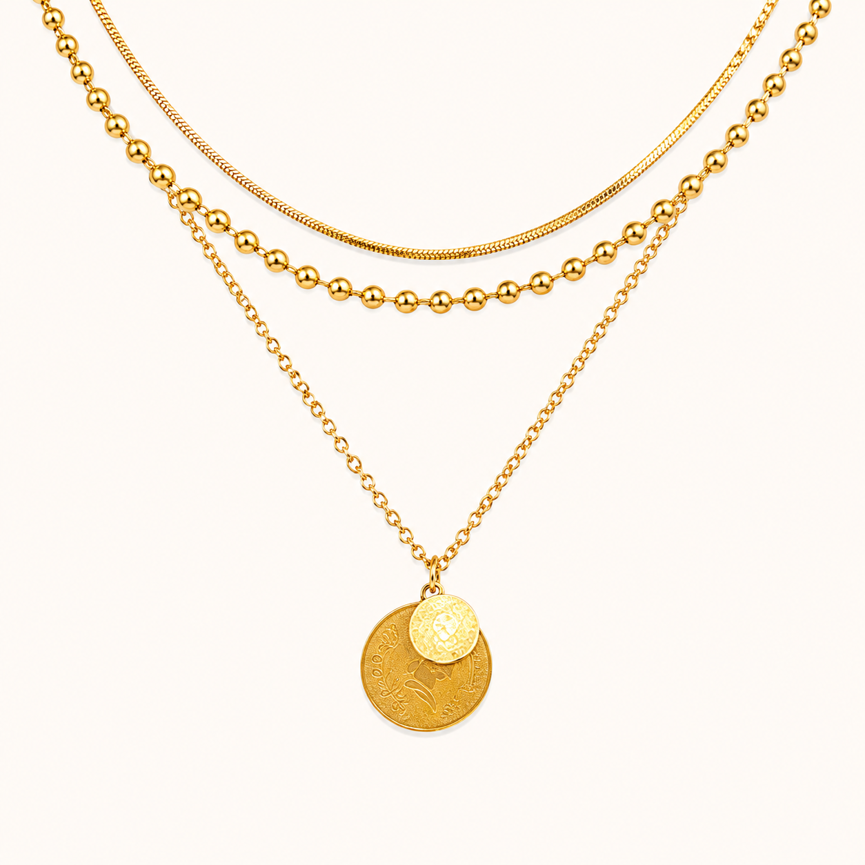 Modern Gold Fashion Necklace