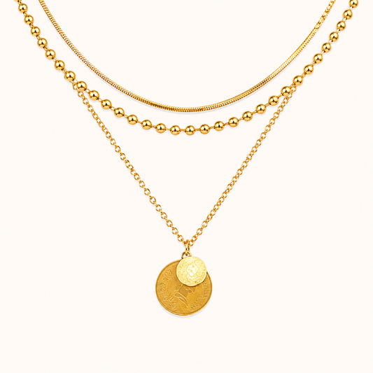 Modern Gold Fashion Necklace