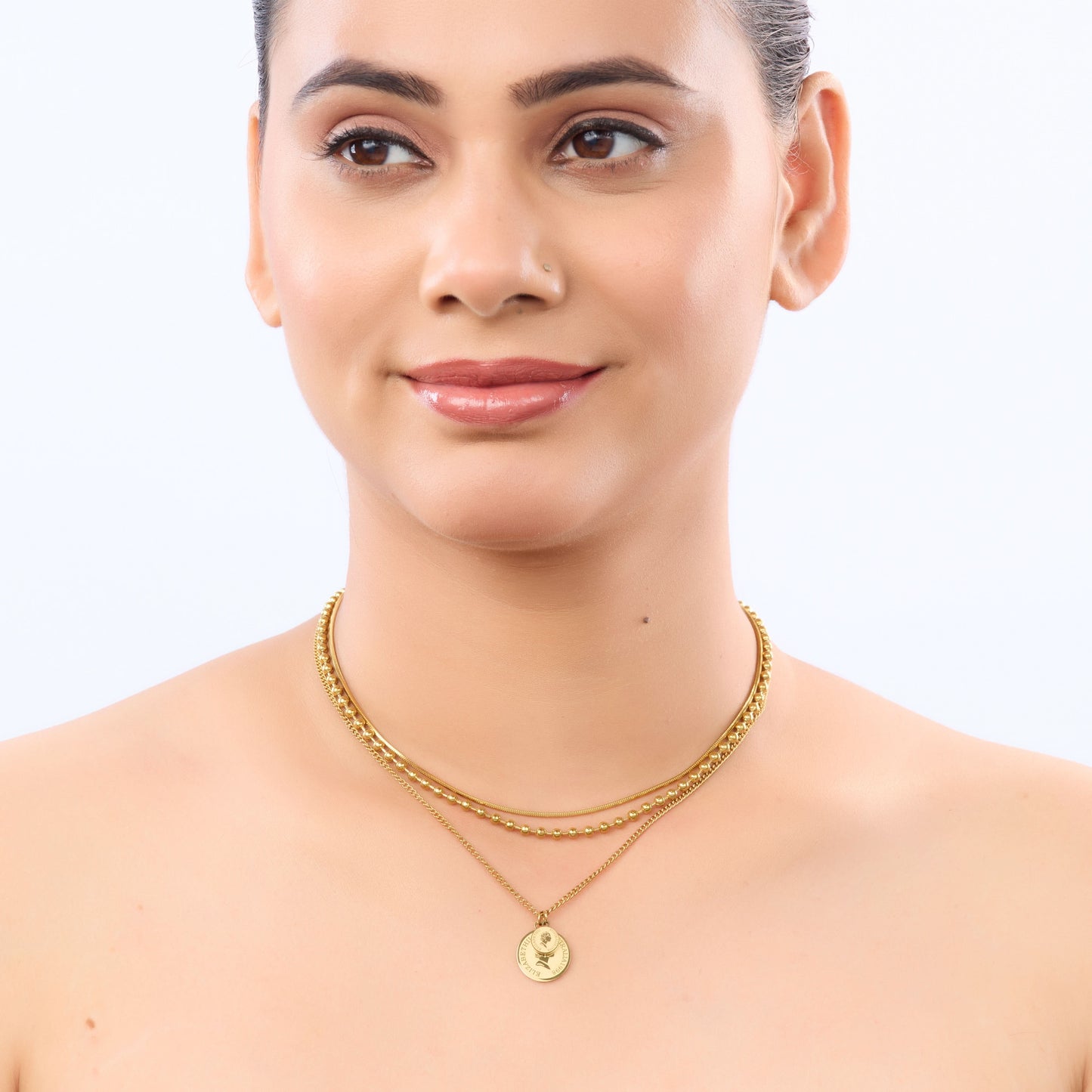 Modern Gold Fashion Necklace