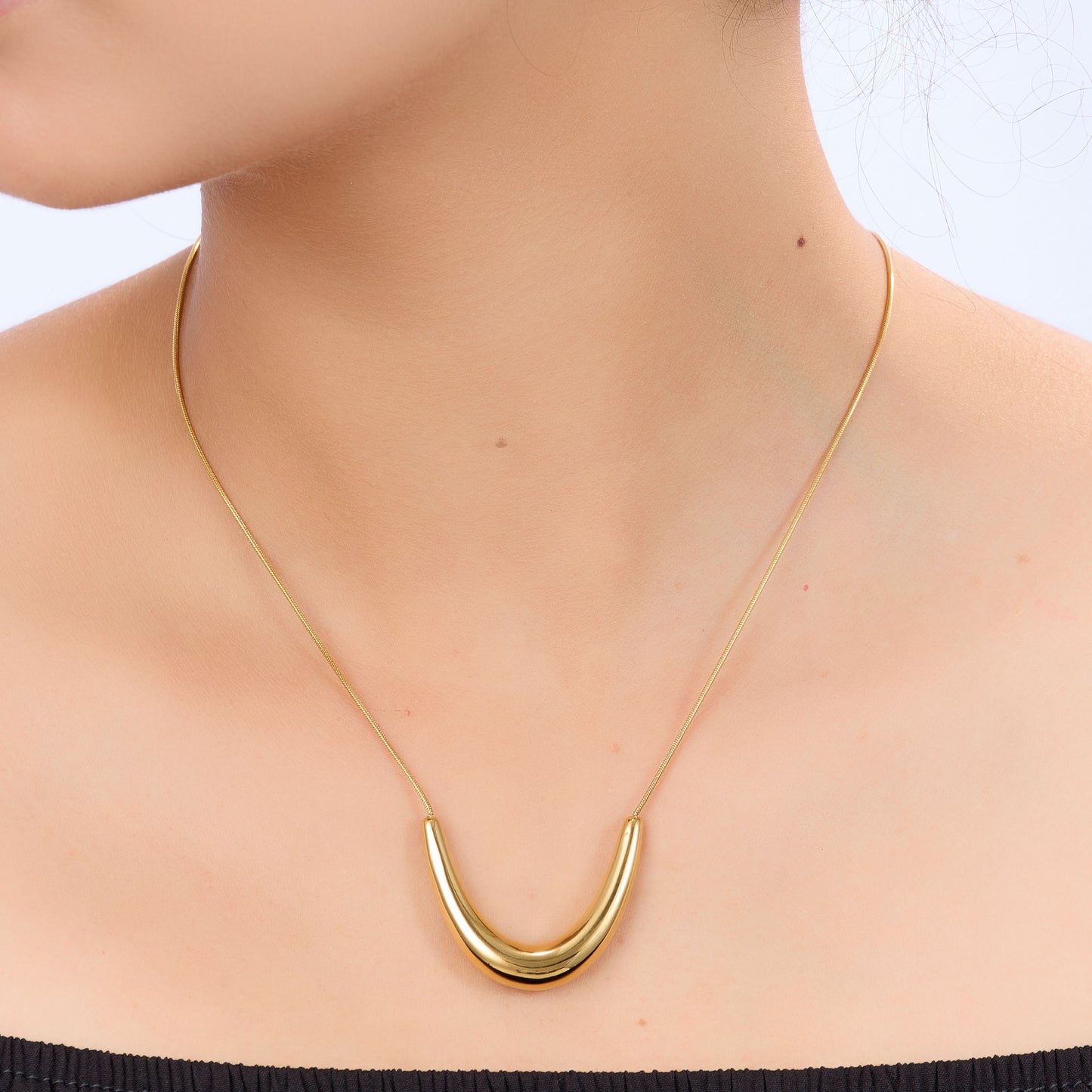 French Vintage Arc Necklace
