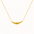 Minimal Curve Gold Necklace