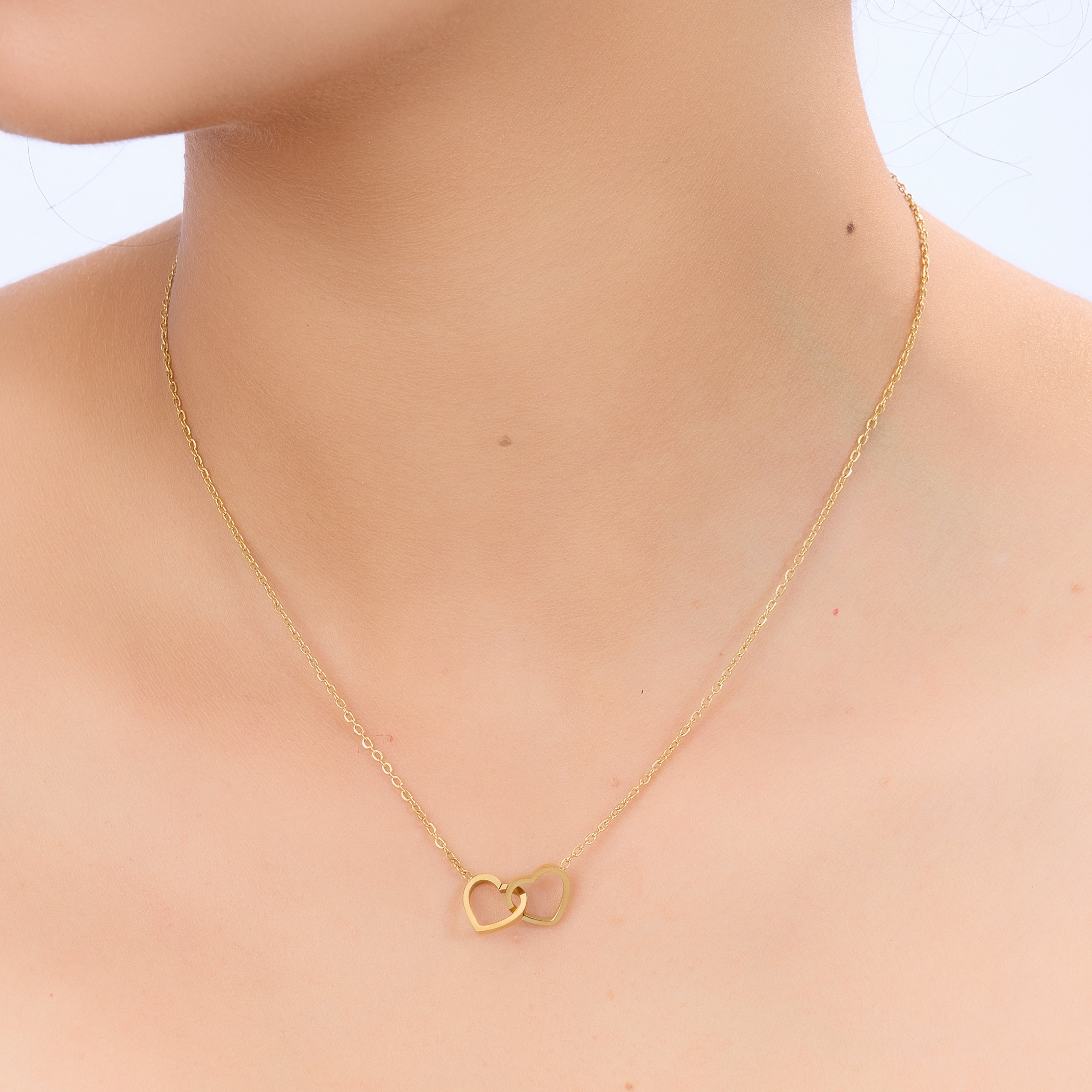 Rose Gold Ring Pendant Necklace