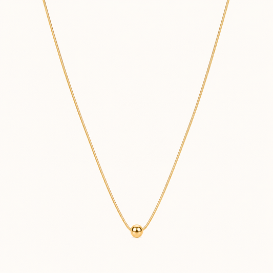 Minimal Gold Finish Necklace