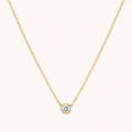 Minimal Diamond Link Choker Necklace