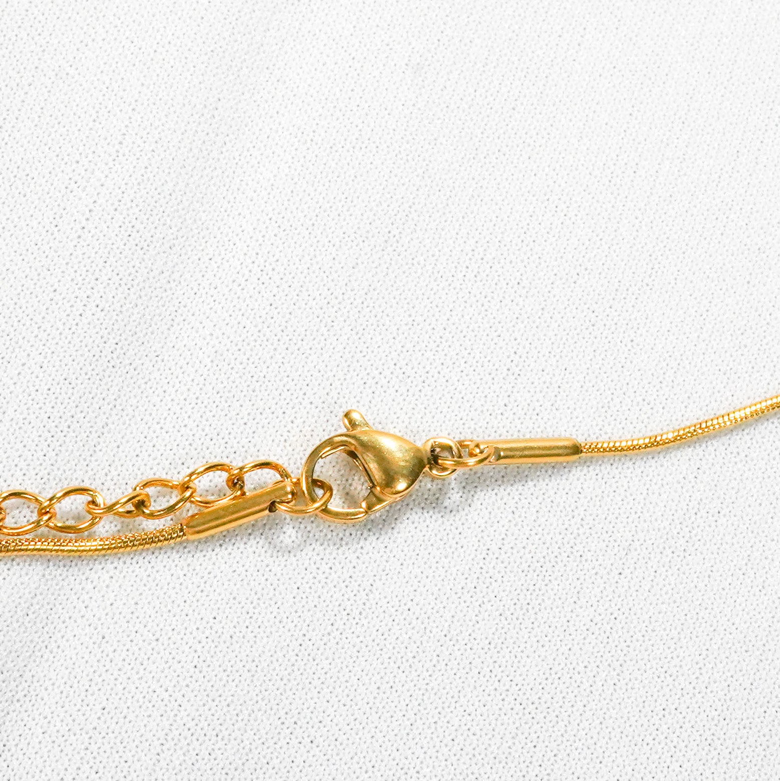 Vintage Square Gold Pendant Necklace