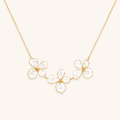 Blooming Pearl Charm Necklace