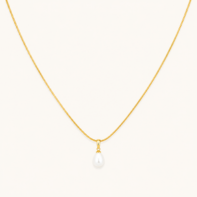 Classic Pearl Drop Necklace