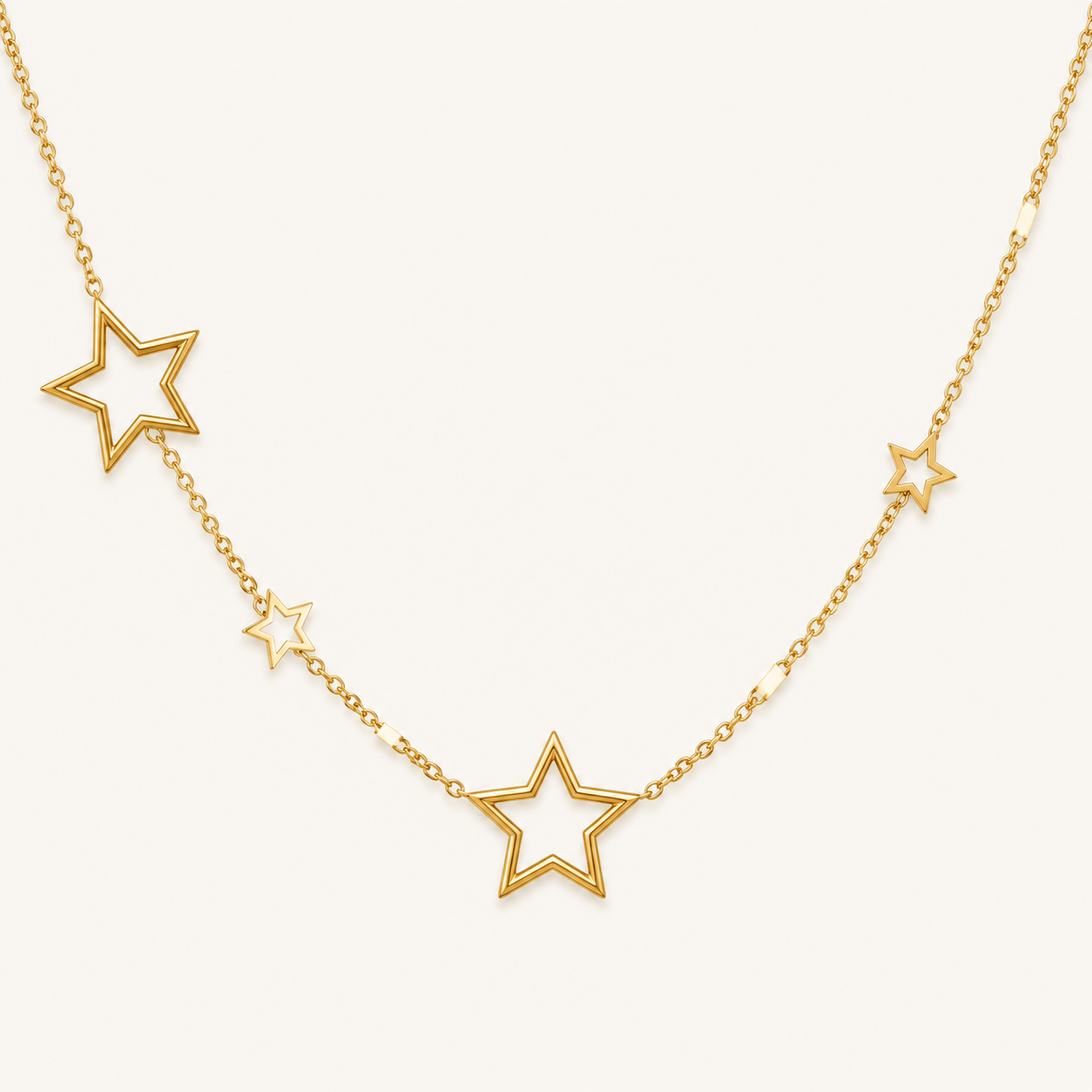 Golden Starfall Necklace