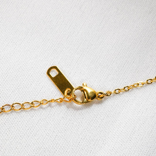 Golden Solace Zircon Necklace