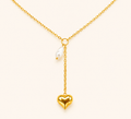Baroque Pearl Heart Luxury Necklace