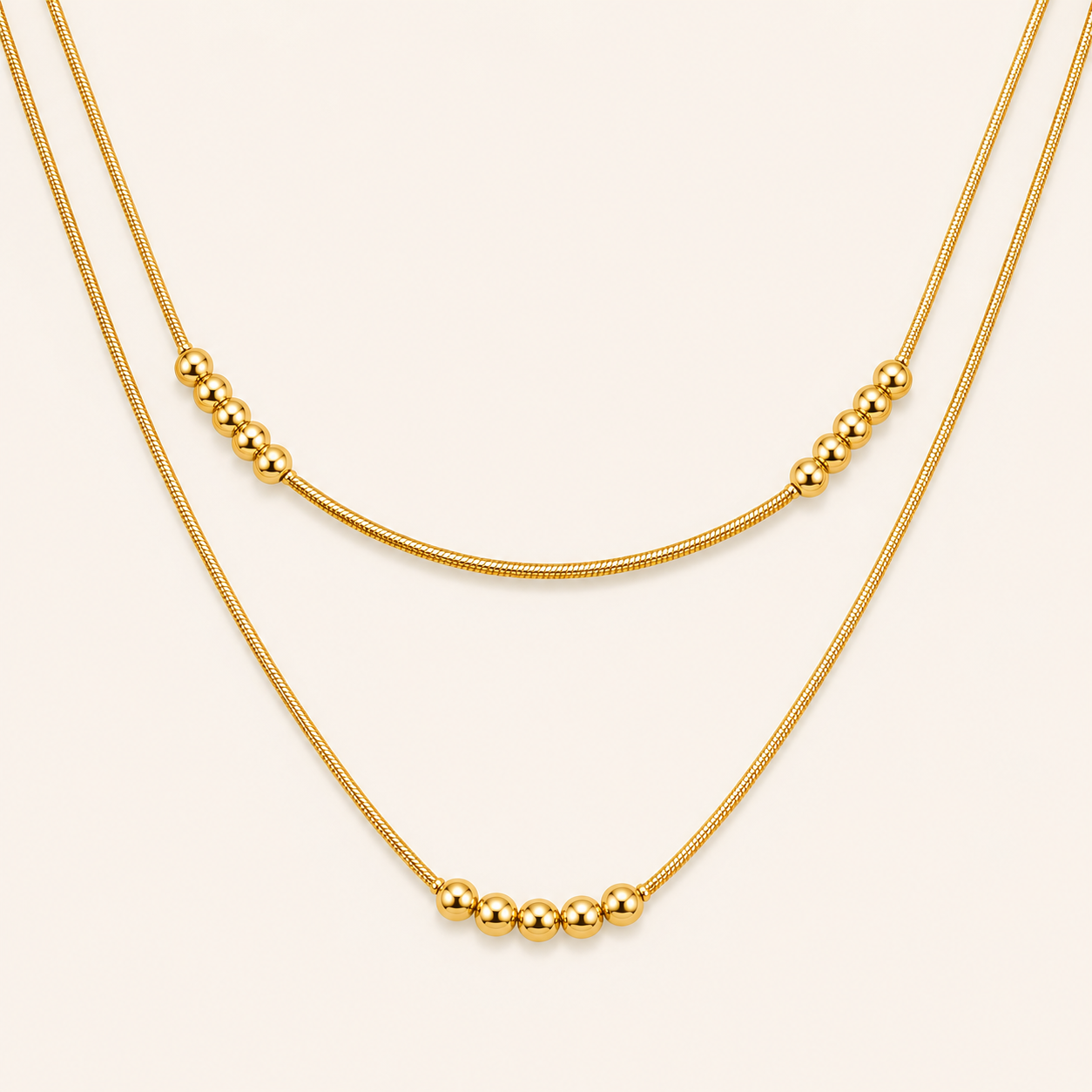 Golden Layered Necklace