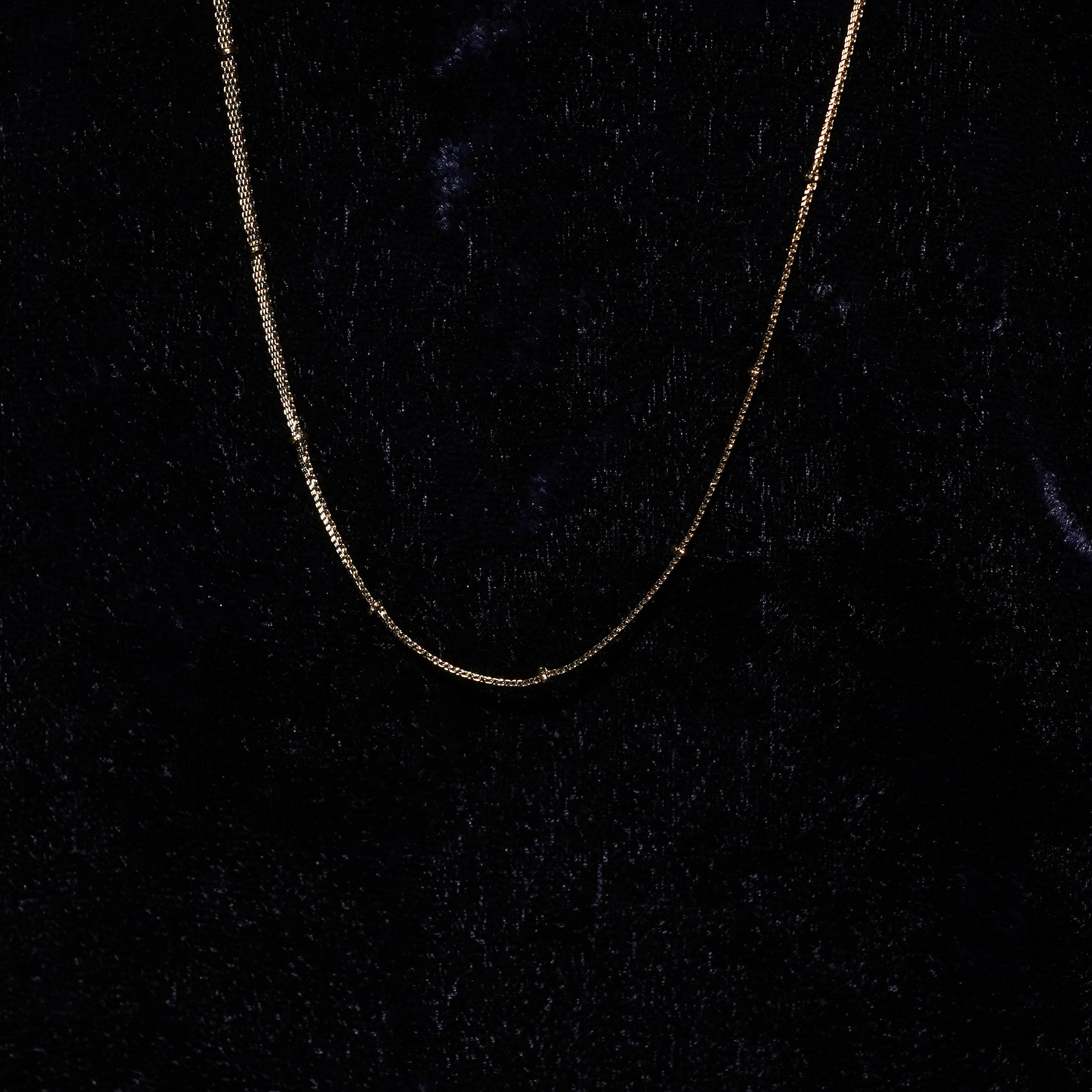 Classic Figaro Gold Chain Necklace
