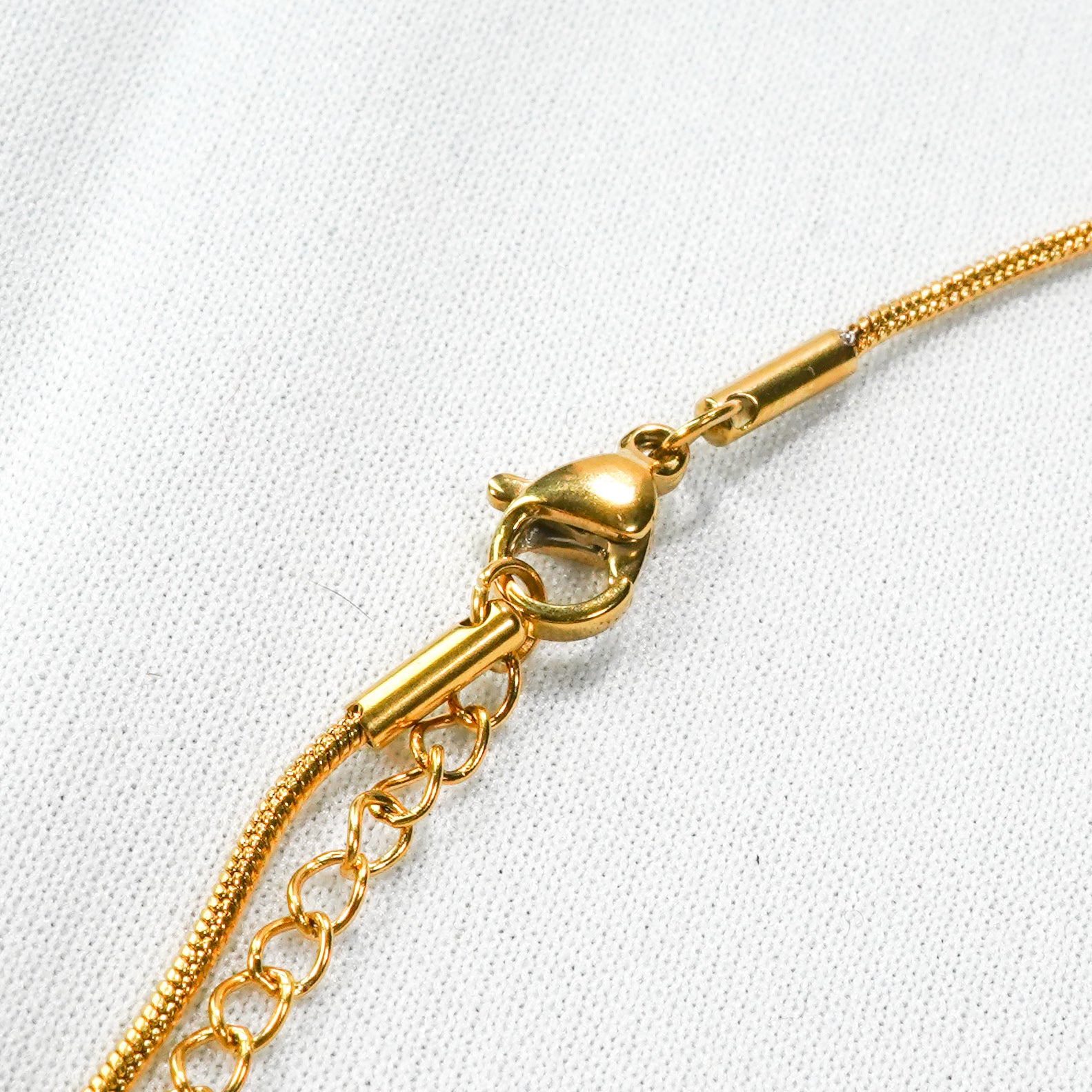 Minimal Pull Ball Gold Necklace