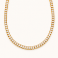 Golden Elegance Crystal Necklace