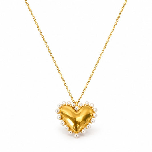 Rakhi Gift Hamper Pearl Heart Combo