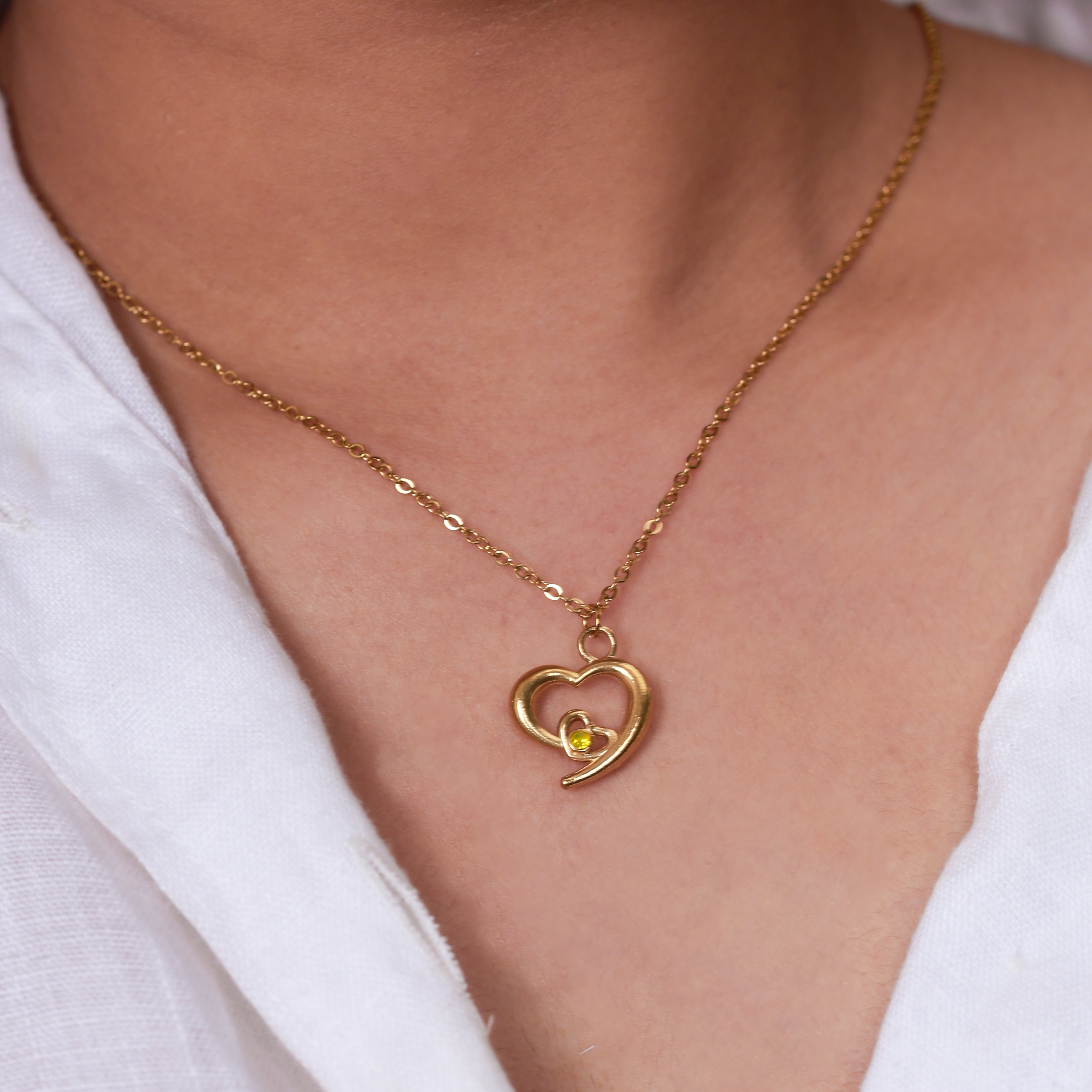 Diamond Love Necklace