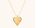 Golden Love Heart Necklace