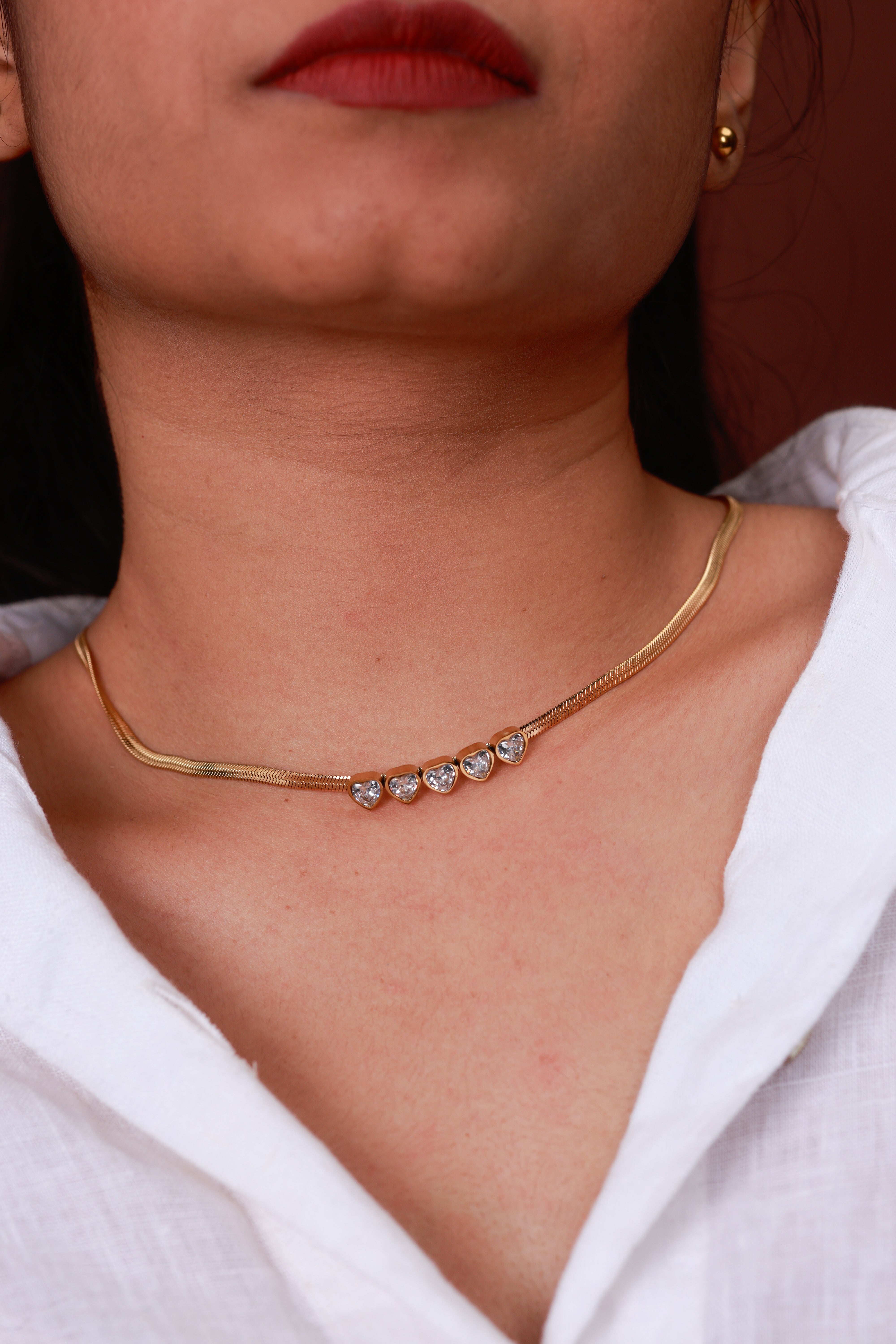 Heart of Diamonds Necklace