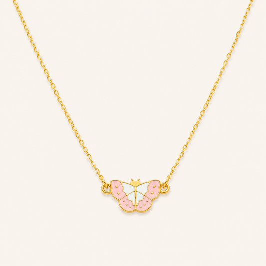 Pastel Butterfly Necklace